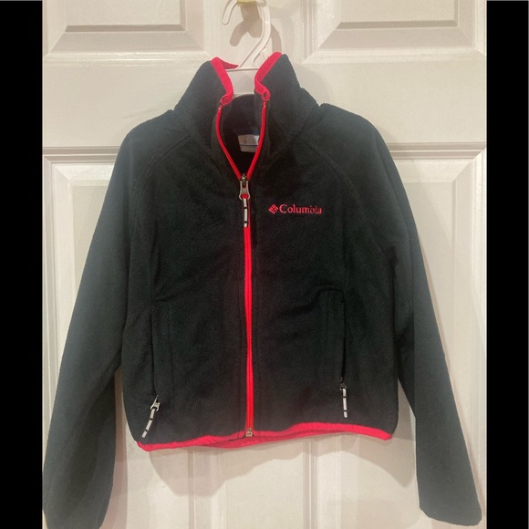 Columbia Other - Columbia kids fleece jacket black and red size 4/5